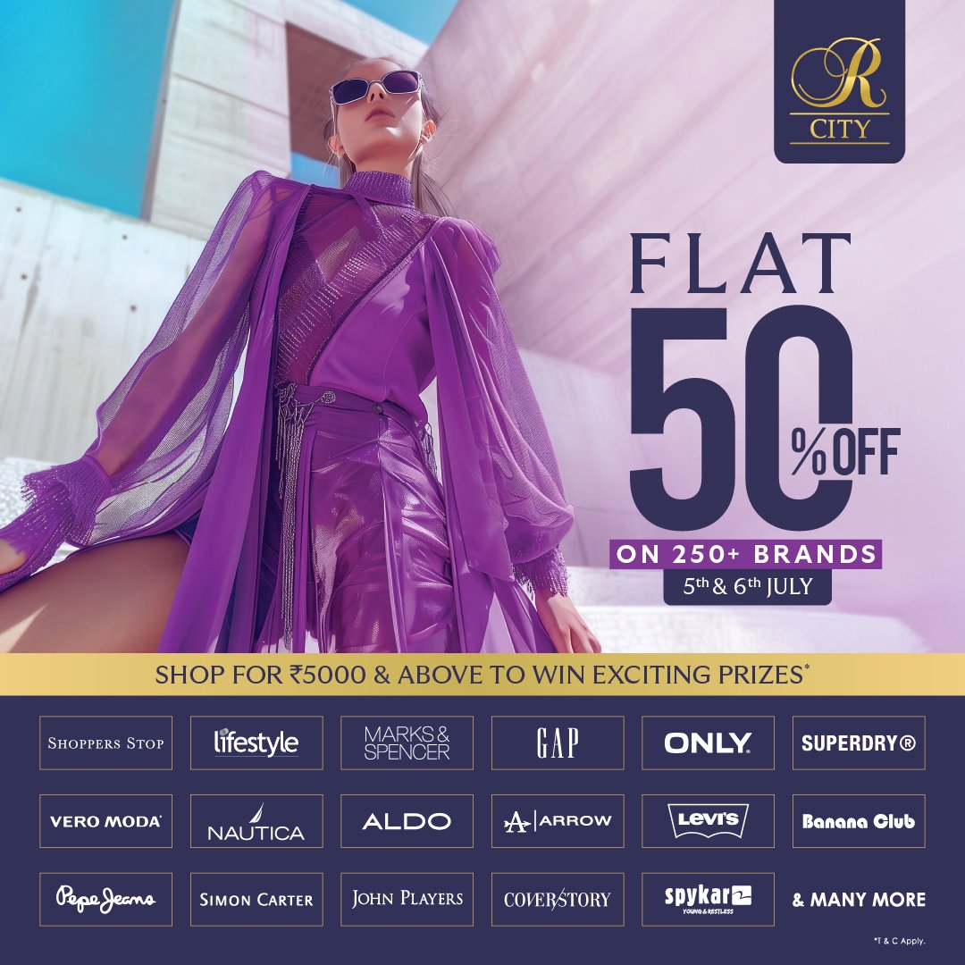 Flat 50% Off